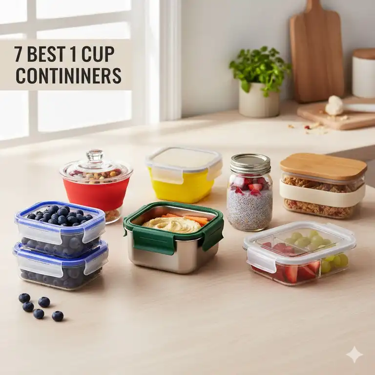 7 Best 1 Cup Food Containers for 2025 | Expert Guide