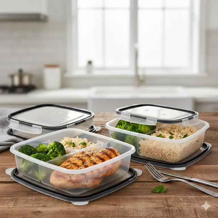 7 Best 3 compartment meal prep containers for Healthy 2026 Success