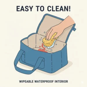 Comparison chart highlighting the superior craftsmanship and longevity of an American made lunch bag versus imported alternatives.