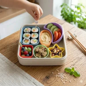 A comparison highlighting the eco-friendly benefits of using reusable bento box silicone cups over disposable liners.